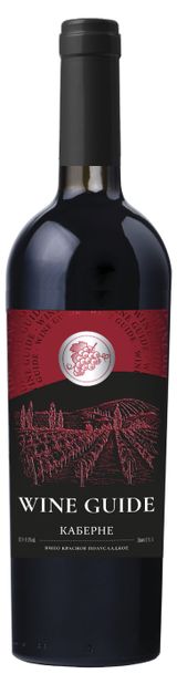 Изображение товара Вино Wine Guide Каберне красное полусладкое Россия, 0,75 л
