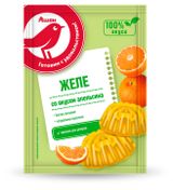 Изображение товара Желе быстрого приготовления АШАН Красная птица со вкусом апельсина, 50 г