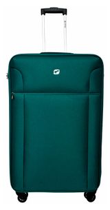 Изображение товара Чемодан мягкий Airport Glam зеленый 8 колес, р M