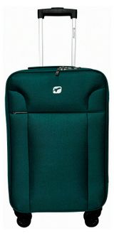 Изображение товара Чемодан мягкий Airport Glam зеленый 8 колес, р S