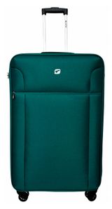 Изображение товара Чемодан мягкий Airport Glam зеленый 8 колес, р L