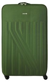 Изображение товара Чемодан мягкий Airport зеленый 4 колеса, р L