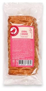 Изображение товара Слойка АШАН Красная птица с вишней, 70 г