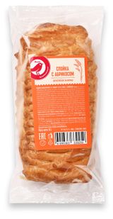 Изображение товара Слойка АШАН Красная птица с абрикосом, 70 г