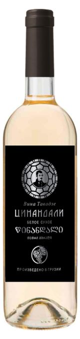 Изображение товара Вино «Вина Тавадзе» Цинандали белое сухое Грузия, 0,75 л