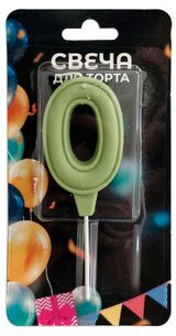 Изображение товара Свеча для торта Праздник №0, в ассортимнете
