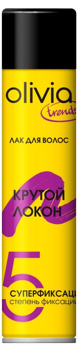 Изображение товара Лак для укладки волос Olivia Крутой локон суперфиксация, 250 мл