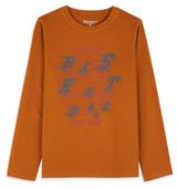 Изображение товара Футболка для мальчика InExtenso с длинным рукавом оранжевая