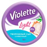 Изображение товара Сыр творожный Violette Light Cливочный 60% БЗМЖ, 160 г