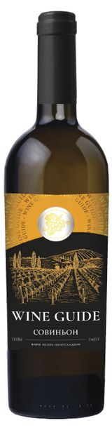 Изображение товара Вино Wine Guide Совиньон белое полусладкое Россия, 0,75 мл