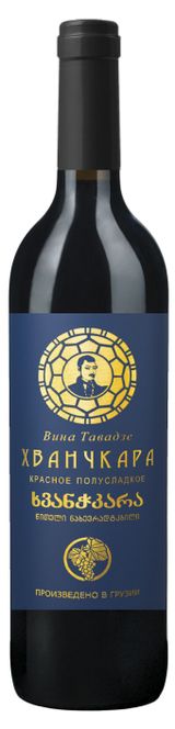 Изображение товара Вино «Хванчкара» красное полусладкое Грузия, 0,75 л