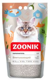 Изображение товара Наполнитель для кошачьего туалета «Зооник» впитывающий, 5 л