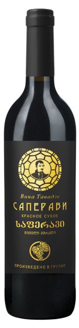 Изображение товара Вино «Вина Тавадзе» красное сухое Саперави Грузия, 0,75 л