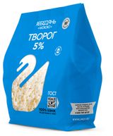Изображение товара Творог зерненый «Лебедяньмолоко» в пакете 5% БЗМЖ, 300 г