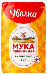 Изображение товара Мука пшеничная «Увелка» высший сорт, 1 кг