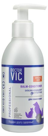 Изображение товара Бальзам-кондиционер для собак и кошек Doctor VIC от колтунов, 200 мл