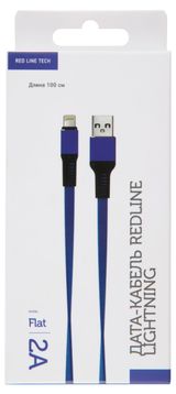 Изображение товара Кабель Red Line USB-8PIN 2А синий, 1 м