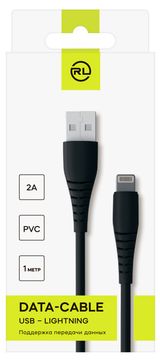 Изображение товара Кабель Red Line USB-8PIN 2А PVC черный, 1 м