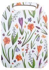 Изображение товара Доска разделочная Деревянная весенние цветы, 21х29 см