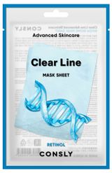 Изображение товара Маска тканевая для лица CONSLY с ретинолом, 25 мл