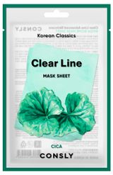 Изображение товара Маска тканевая для лица CONSLY с экстрактом центеллы, 25 мл