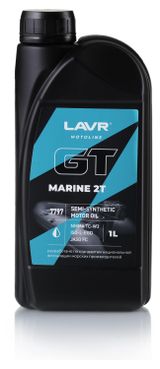 Изображение товара Масло моторное LAVR GT Marine 2Т FC Motoline полусинтетическое для лодочного транспорта, 1 л