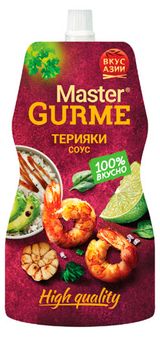 Изображение товара Соус кулинарный Терияки Master Gurme халяль охлажденный, 200 мл