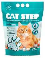 Изображение товара Наполнитель для кошачьего туалета Cat Step Arctic Breeze впитывающий силикагелевый, 7,6 л