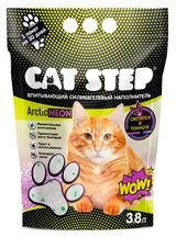 Изображение товара Наполнитель впитывающий Cat Step силикагелевый Arctic Neon, 3,8 л
