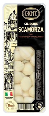 Изображение товара Сыр мягкий Скаморца Чильеджине Scamorza «Скит» шарики 40% БЗМЖ, 150 г