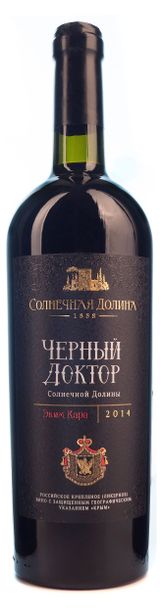 Изображение товара Вино крепленое «Солнечная Долина» Черный доктор красное Россия, 0,75 л