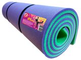 Изображение товара Коврик для пилатеса АШАН Красная птица фиолетово-зеленый, 180х60 см