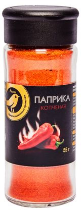 Изображение товара Паприка АШАН Золотая птица копченая сладкая, 55 г