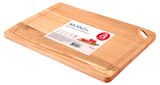 Изображение товара Доска разделочная Actuel деревянная с желобком, 400х300х20 мм