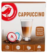 Изображение товара Кофе в капсулах АШАН Красная птица CAPPUCCHINO, 16 шт