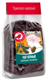 Изображение товара Чай черный АШАН Красная птица Цейлонский с бергамотом листовой, 200 г
