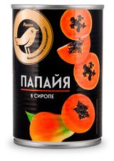 Изображение товара Папайя АШАН Золотая птица консервированная Китай, 425 г