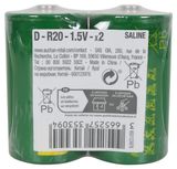 Изображение товара Батарейка солевая Pouce R20, 2Ш