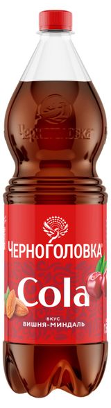 Изображение товара Напиток газированный «Черноголовка» Кола со вкусом вишни и миндаля, 1,5 л