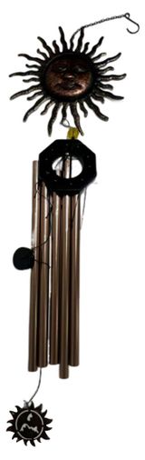 Изображение товара Фигурка садовая подвесная Солнечный ветер с колокольчиками, 30,2х15х143,5 см