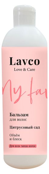 Изображение товара Бальзам для волос L`Cosmetics Цитрусовый сад, 350 мл