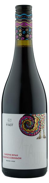 Изображение товара Вино Chateau Pinot Гравитация Каберне Фран Совиньон красное сухое Россия, 0,75 л