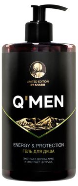 Изображение товара Гель для душа Q’MEN Бодрость и защита, 640 мл