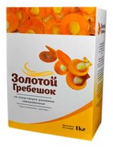 Изображение товара Гребешок золотой замороженный на полустворке раковины, 1 кг