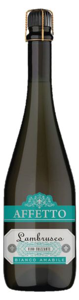 Изображение товара Игристое вино Affetto Lambrusco белое полусладкое Россия, 0,75 л