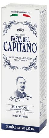 Изображение товара Зубная паста Pasta Del Capitano Отбеливающая Италия, 75 мл