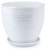 Изображение товара Горшок керамический «Студия-Декор» Галактика белый, 12 см