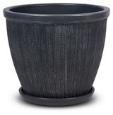Изображение товара Горшок керамический «Студия-Декор» Меланж графит, 32 см