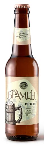 Изображение товара Пиво «Брамен» светлое фильтрованное, 450 мл
