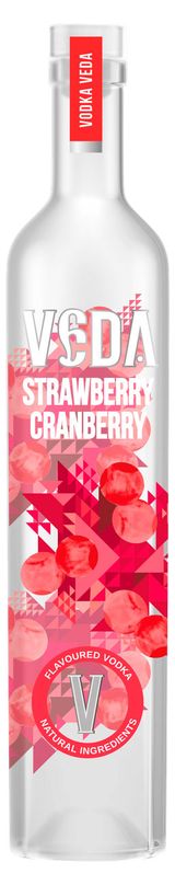 Изображение товара Настойка Veda Strawberry&Cranberry Россия, 0,5 л